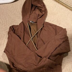 JLux Label Brown Sweatsuit